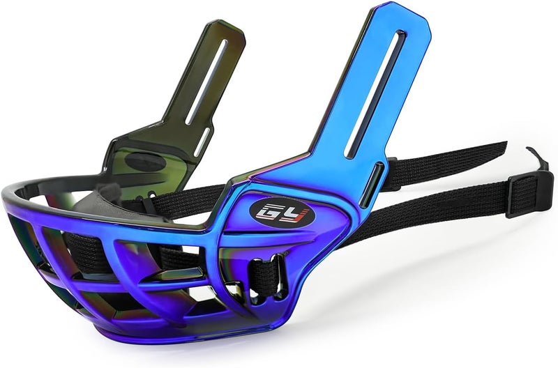 GY Hockey Helmet Face Shield Cage Adult Ice Hockey Half Shield Cage Lower-Face Protection for Chin/Lips/Teeth Without Hindering Breathability - Image 1